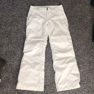 North Face Snow Pants white